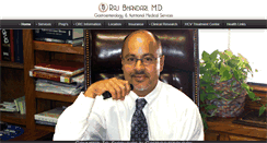 Desktop Screenshot of drbhandari.com